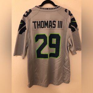 Seahawks on field jersey